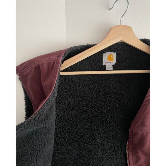 Carhartt Sherpa Lined Vest | Size 2XL | Work Vest | Construction Outdoor Vest - Picture 4 of 8